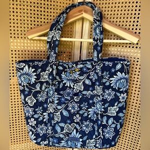 Vera Bradley Blue Floral Tote Bag